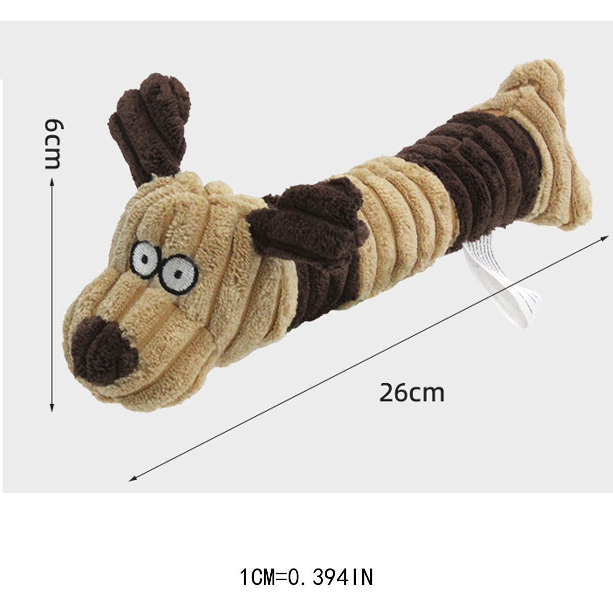 Squeaky Plush Chew Toy for Dogs & Cats_CWMM13298
