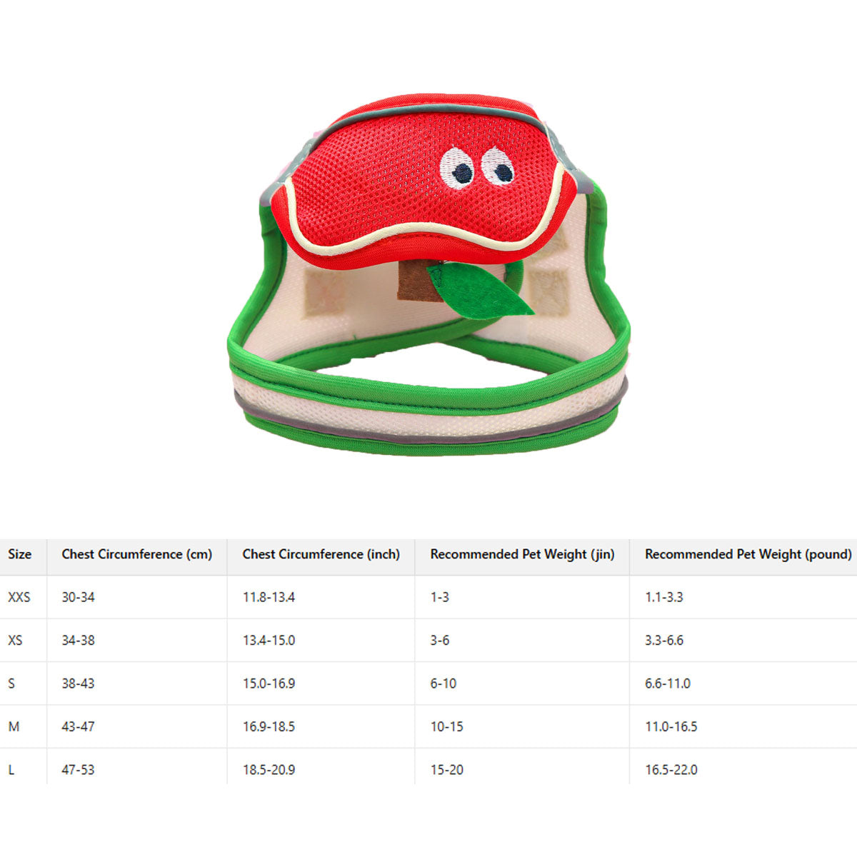 Pawsome Matching Set Cute Dog Bib with Mesh Harness_CWMM11131