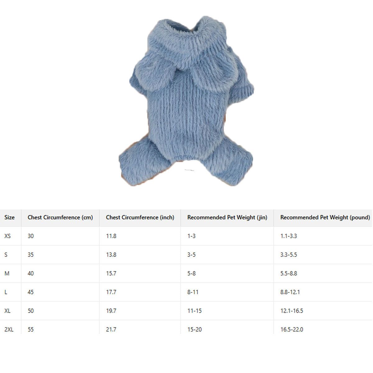 Winter Plush Hooded Vest for Small Pets_CWMM11181