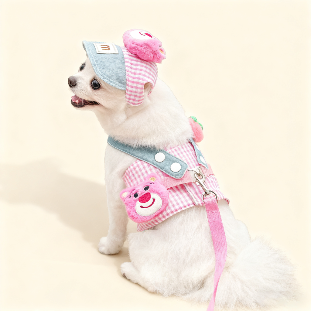 Soft Mesh Pet Vest for Summer OutingsA_CWMM11175