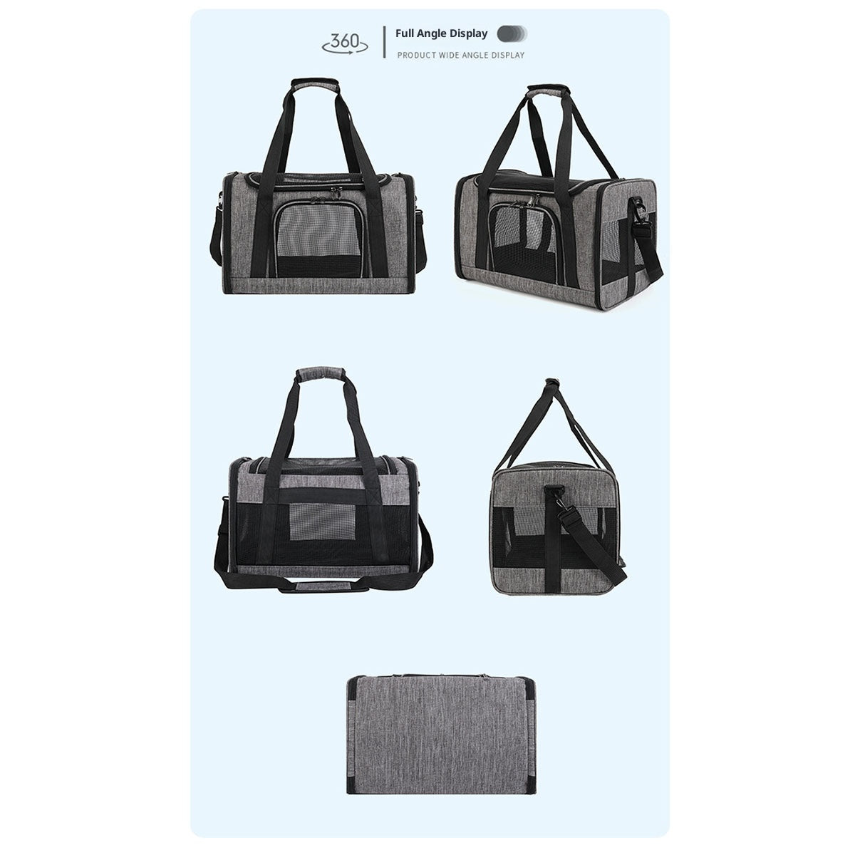 Lightweight Pet Travel Carrier for Small Pets_CWMM12932