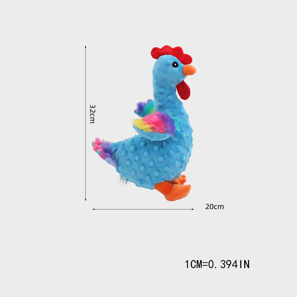 Interactive Rooster Plush Chew Toy_CWMM13306
