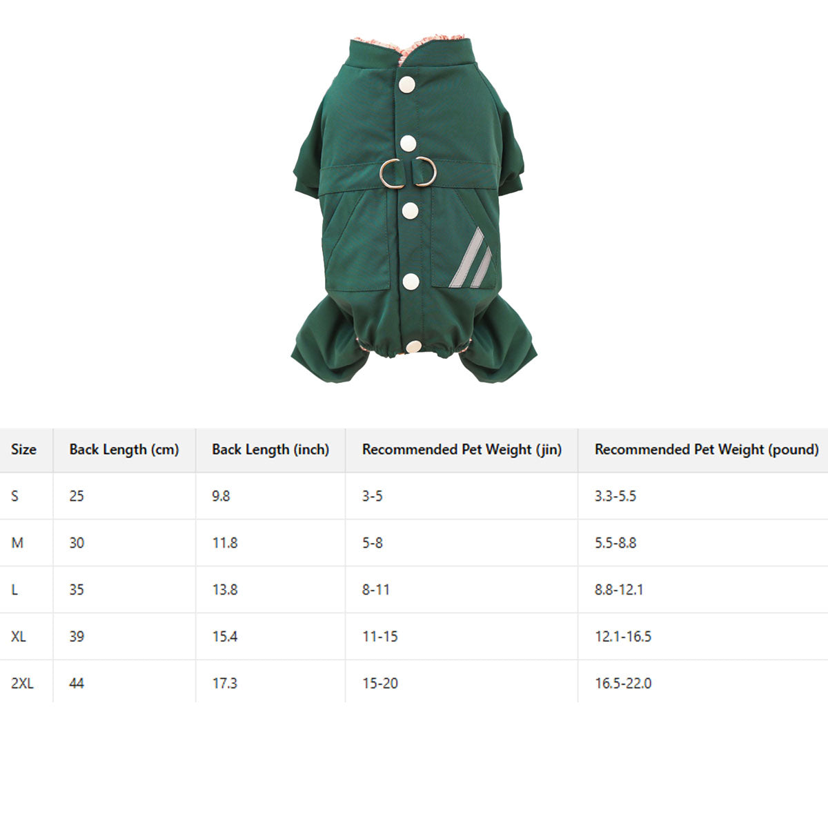 Waterproof Pet Jumpsuit – Warm Winter Coat_CWMM11171