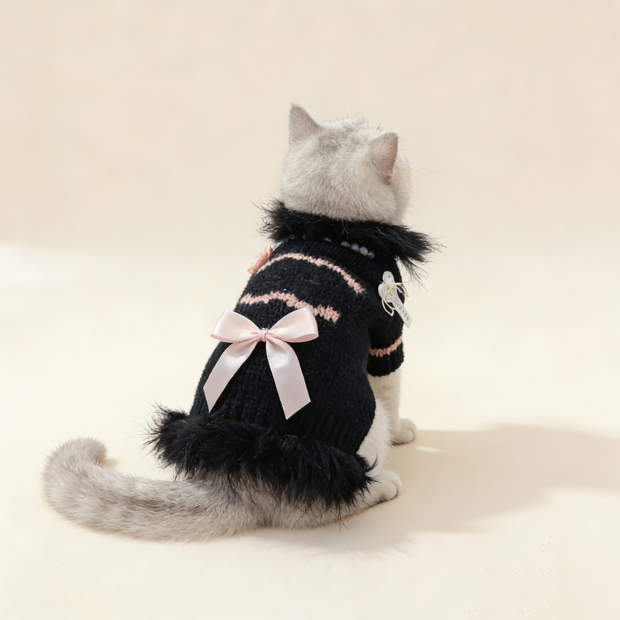 Winter Turtleneck Knit Dog Cat Sweater_CWMM12377