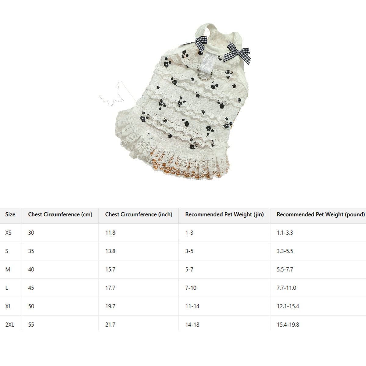 Layered Lace Pet Vest for Cats & Small Dogs_CWMM11058