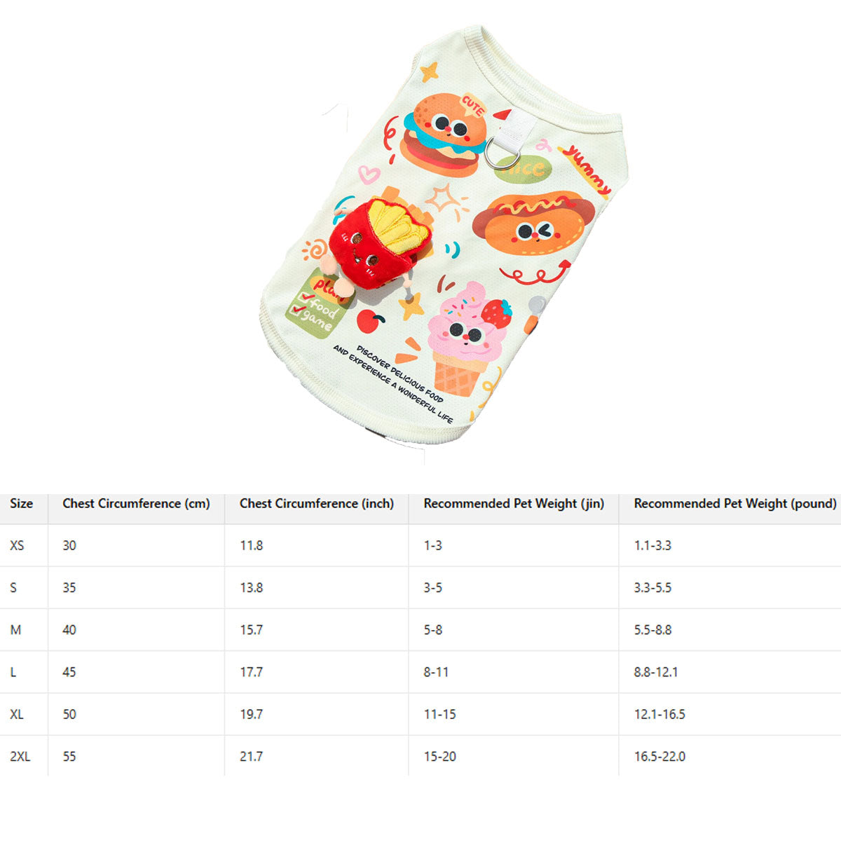 Summer Pet Clothes – Lightweight Ice Silk Vest_CWMM11059