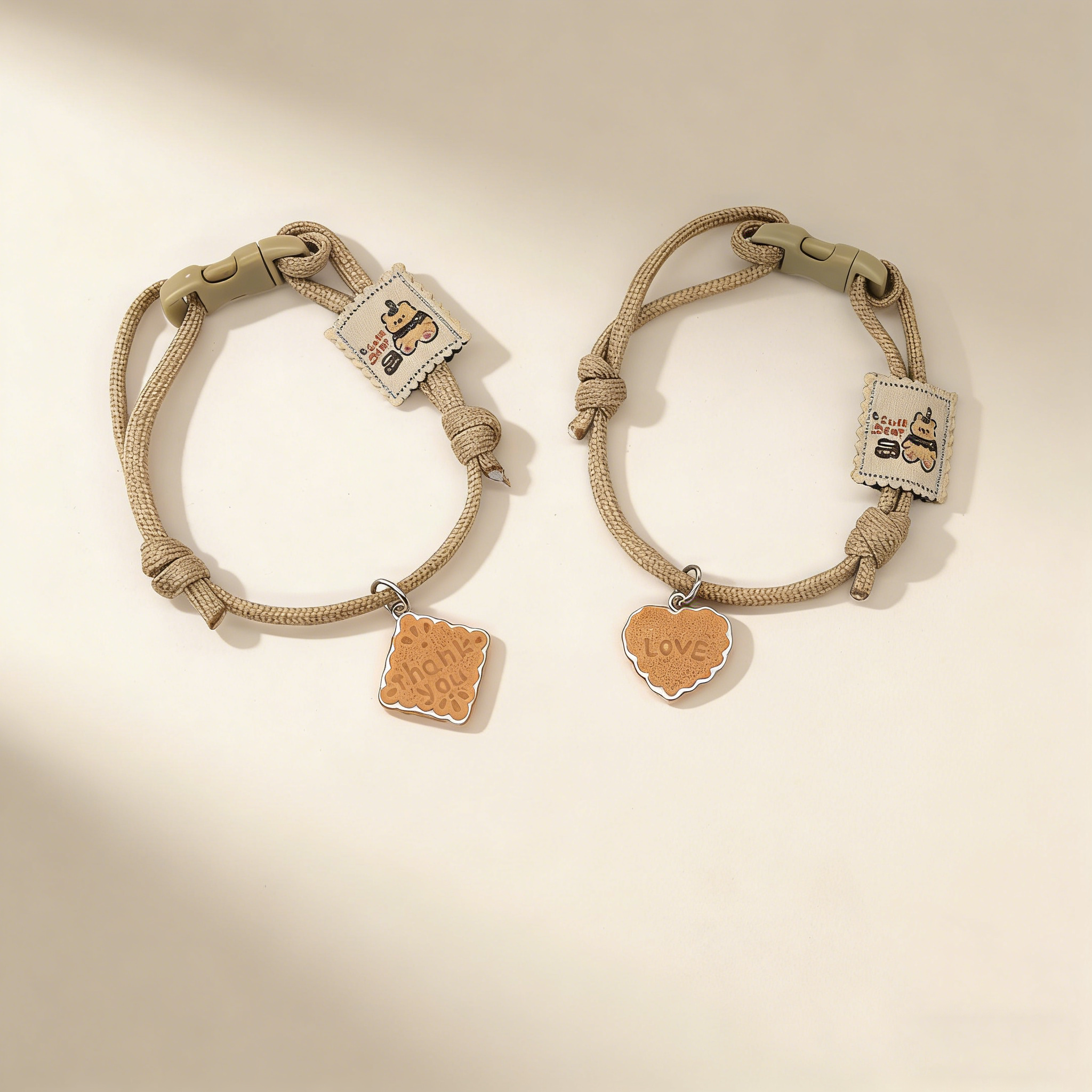 Durable Woven Pet Collar with Star Charm_CWMM13236