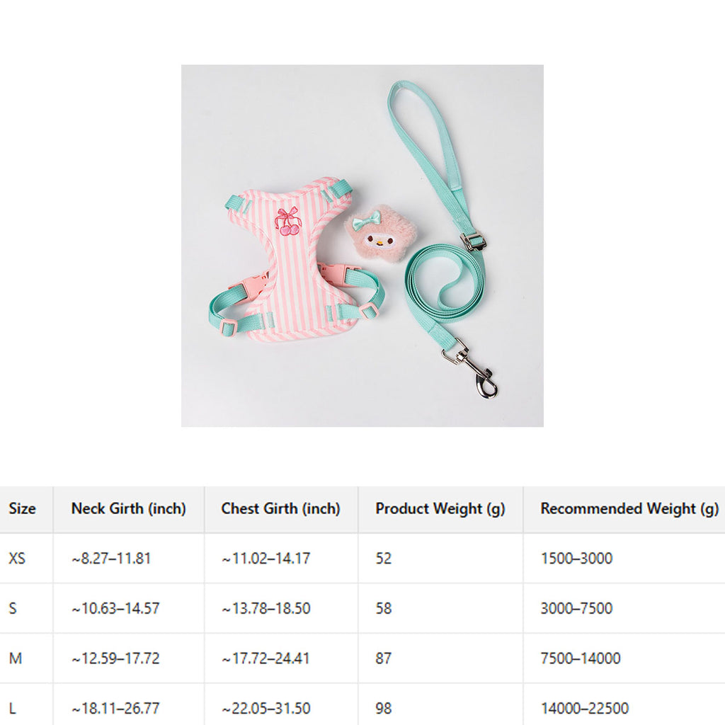 Comfort Fit Dog Vest Harness and Leash Set_CWMM12570