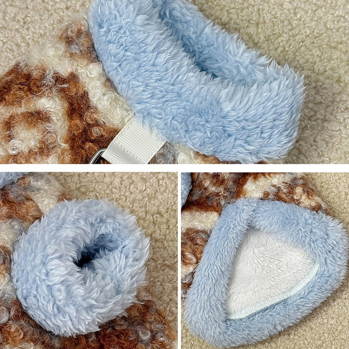 Warm Turtleneck Dog Vest Teddy Bichon Cat_CWMM12276