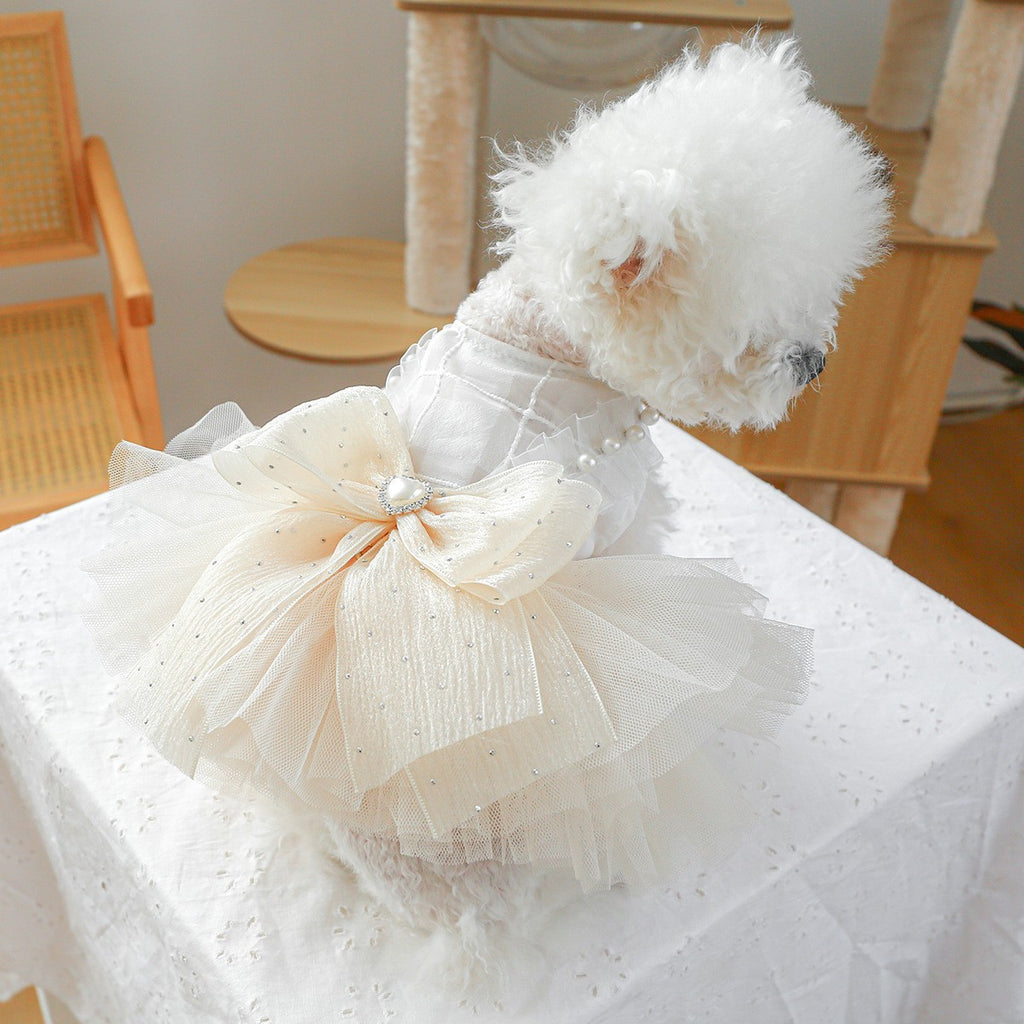 Pet Cozy Sissi Princess Wedding Skirt Dress_CWMM13041