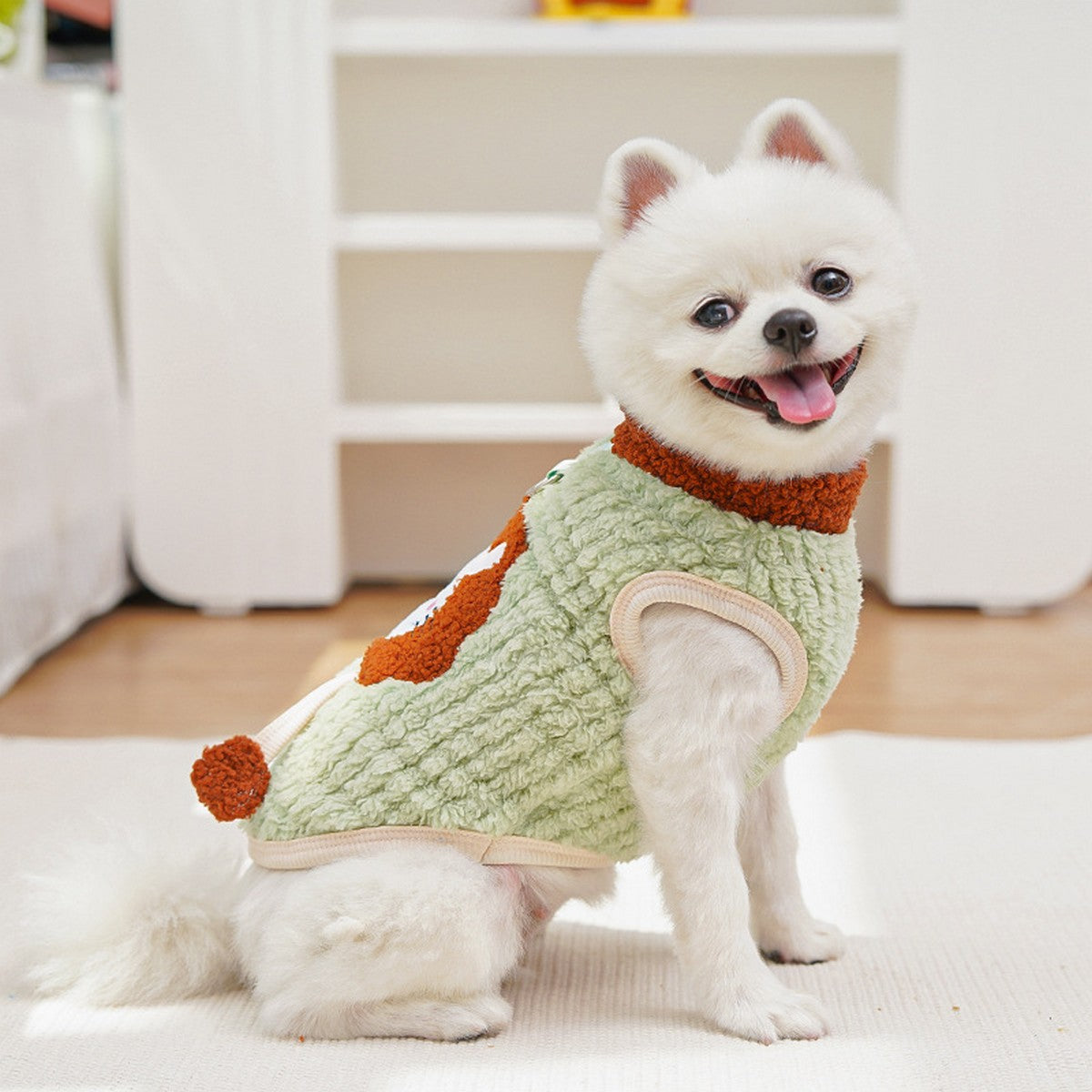 Plush Lion Suit for Hairless Pets Warmth Solution_CWMM11130