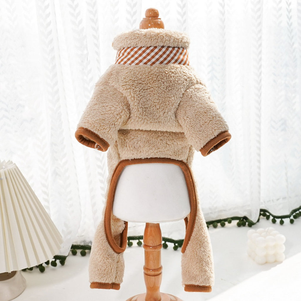 Pet Fleece Jumpsuit – Dog Cat Winter Outfit_CWMM11276
