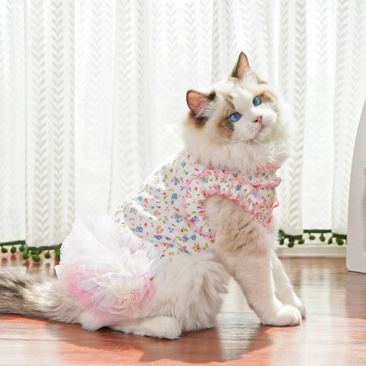Pet Pajamas Bulk Order Floral Print & Cooling Fabric_CWMM11137