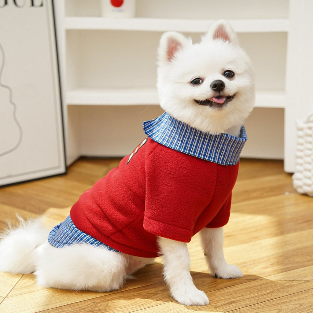 Miu Style Pet Fleece Top – Cozy Winter Outfit_CWMM11068
