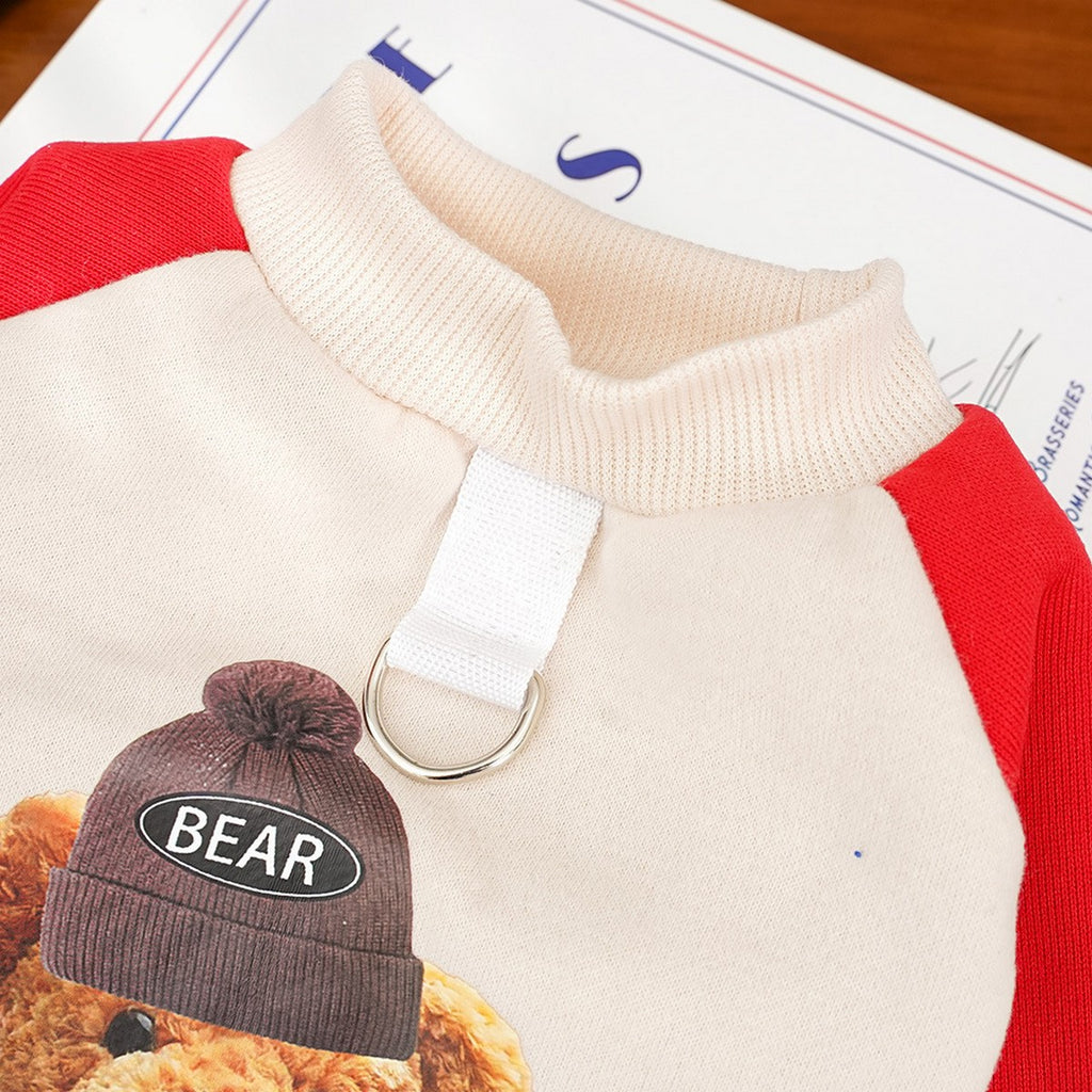 Fleece Pet Hoodie – Warm Winter Dog Cat Clothes_CWMM11162