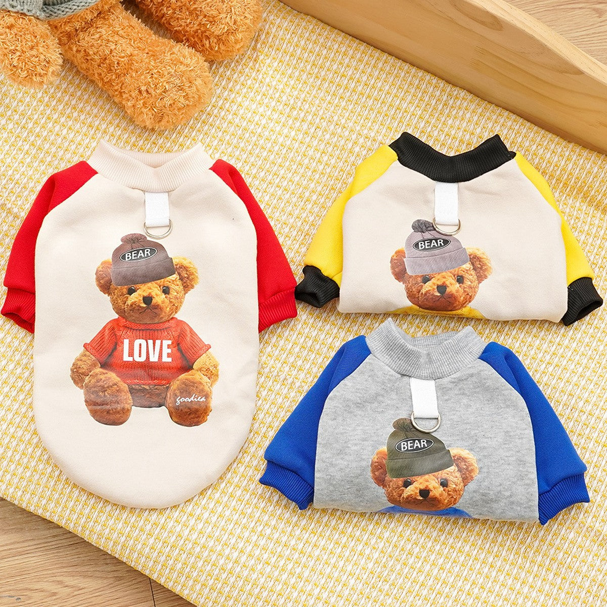 Fleece Pet Hoodie – Warm Winter Dog Cat Clothes_CWMM11162