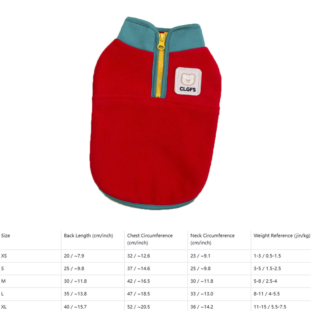 Cool Fleece Dog Vest for Small Dogs_CWMM12205