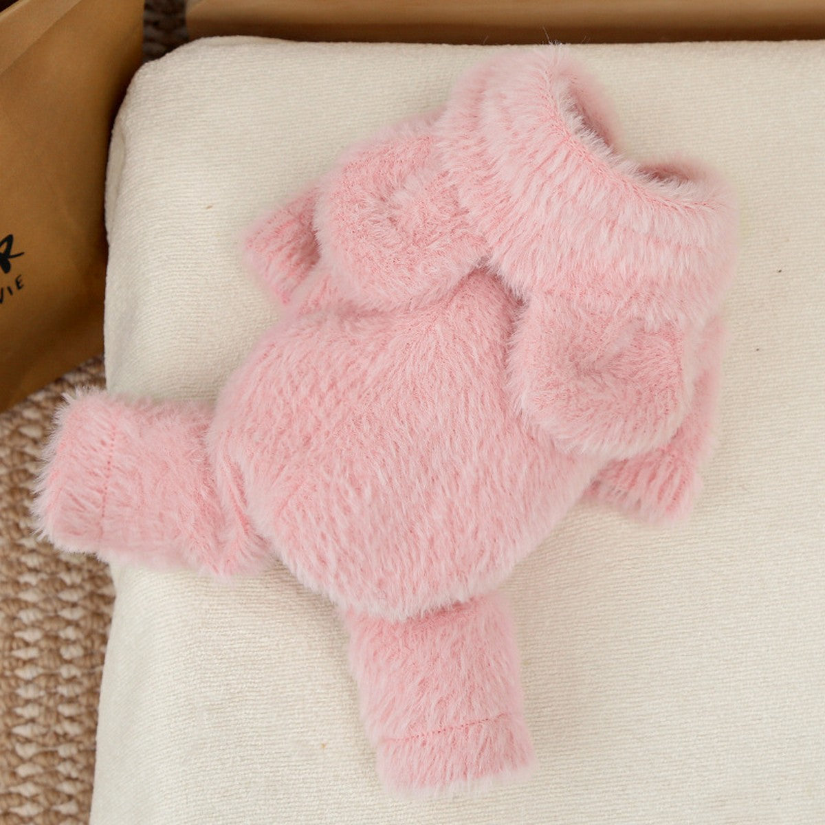 Winter Plush Hooded Vest for Small Pets_CWMM11181