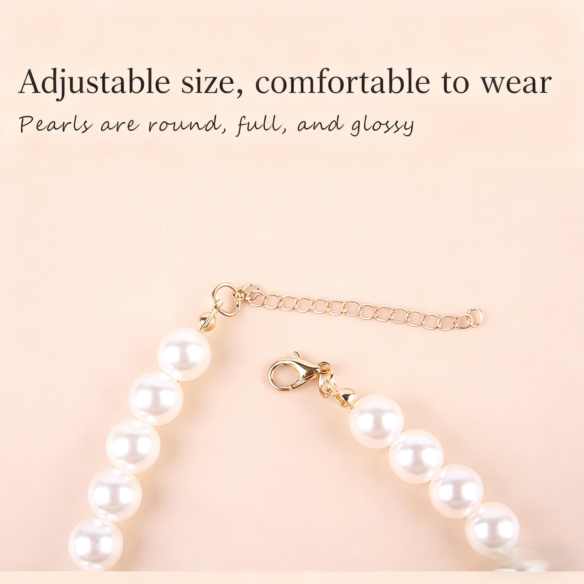 Christmas Pet Collar – Handmade Pearl Bell Necklace_CWMM11340