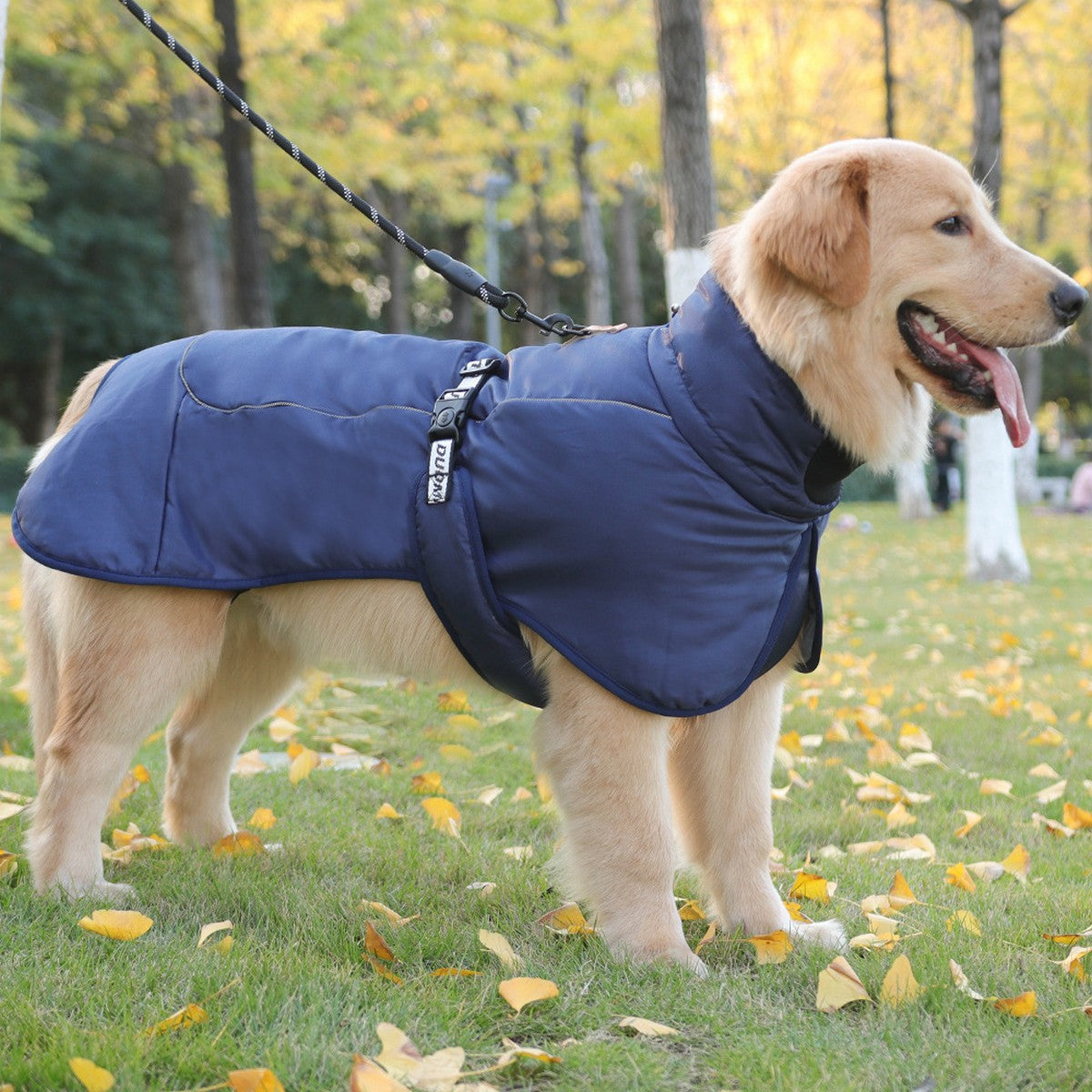 Autumn Warm Dog Cloak for Large Dogs_CWMM12406
