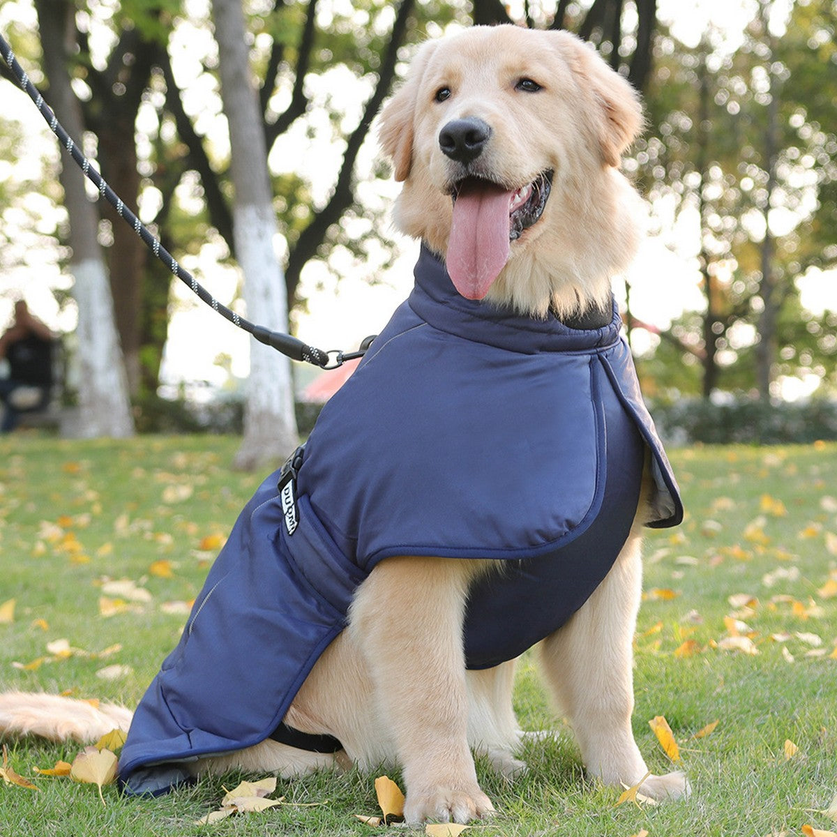 Autumn Warm Dog Cloak for Large Dogs_CWMM12406