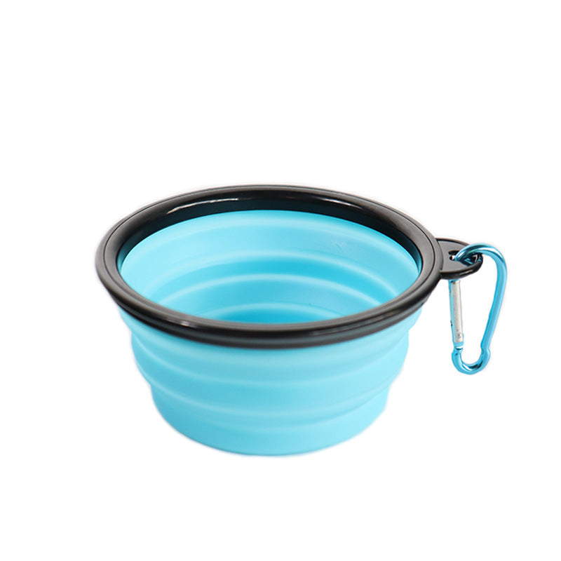 Travel Pet Bowl Collapsible Silicone Dog Feeder_CWMM6527