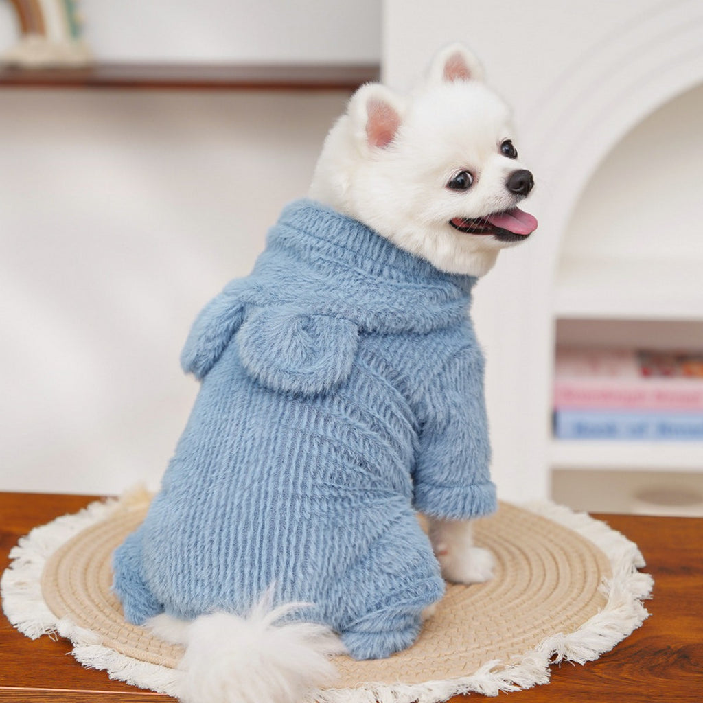 Winter Plush Hooded Vest for Small Pets_CWMM11181