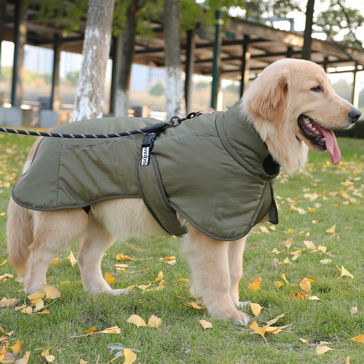 Autumn Warm Dog Cloak for Large Dogs_CWMM12406