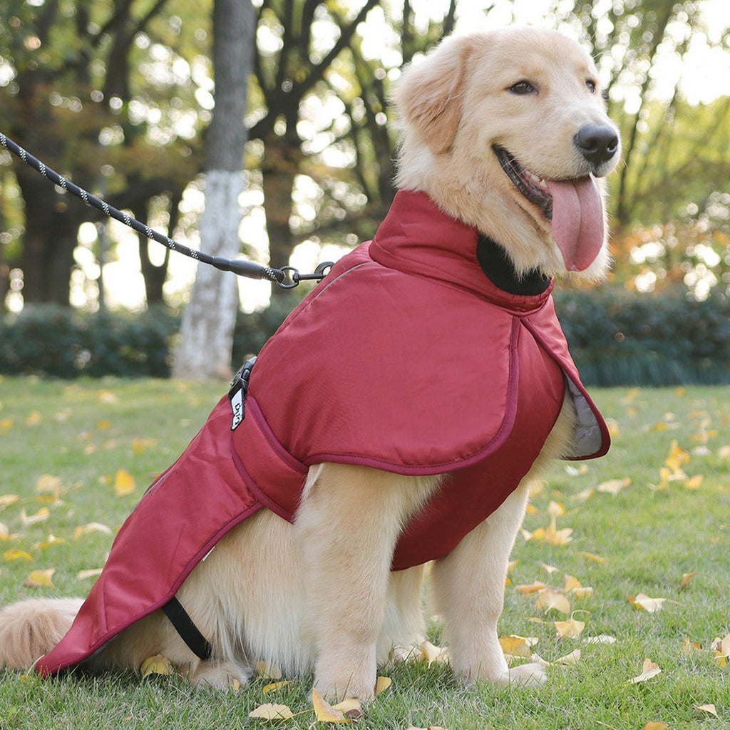 Autumn Warm Dog Cloak for Large Dogs_CWMM12406