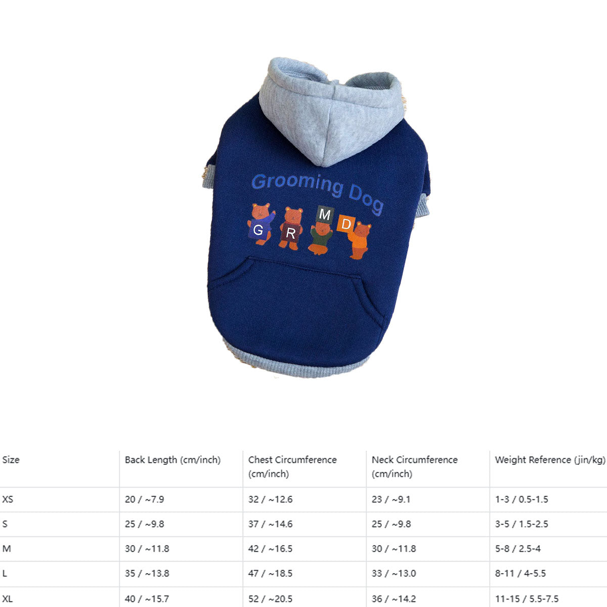 Autumn Winter Fleece Dog Sweatshirt_CWMM12200