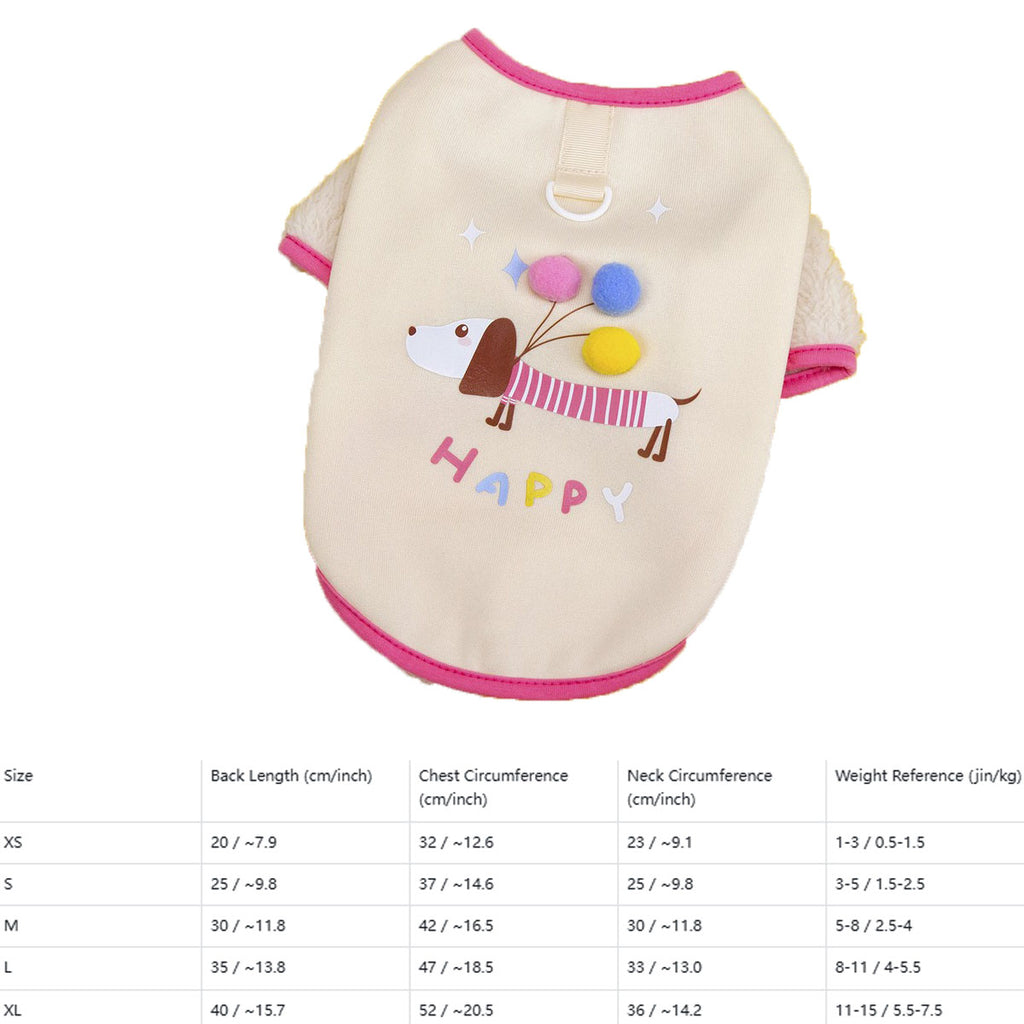 Pet Winter Fleece Hoodie for Small Pets_CWMM12224