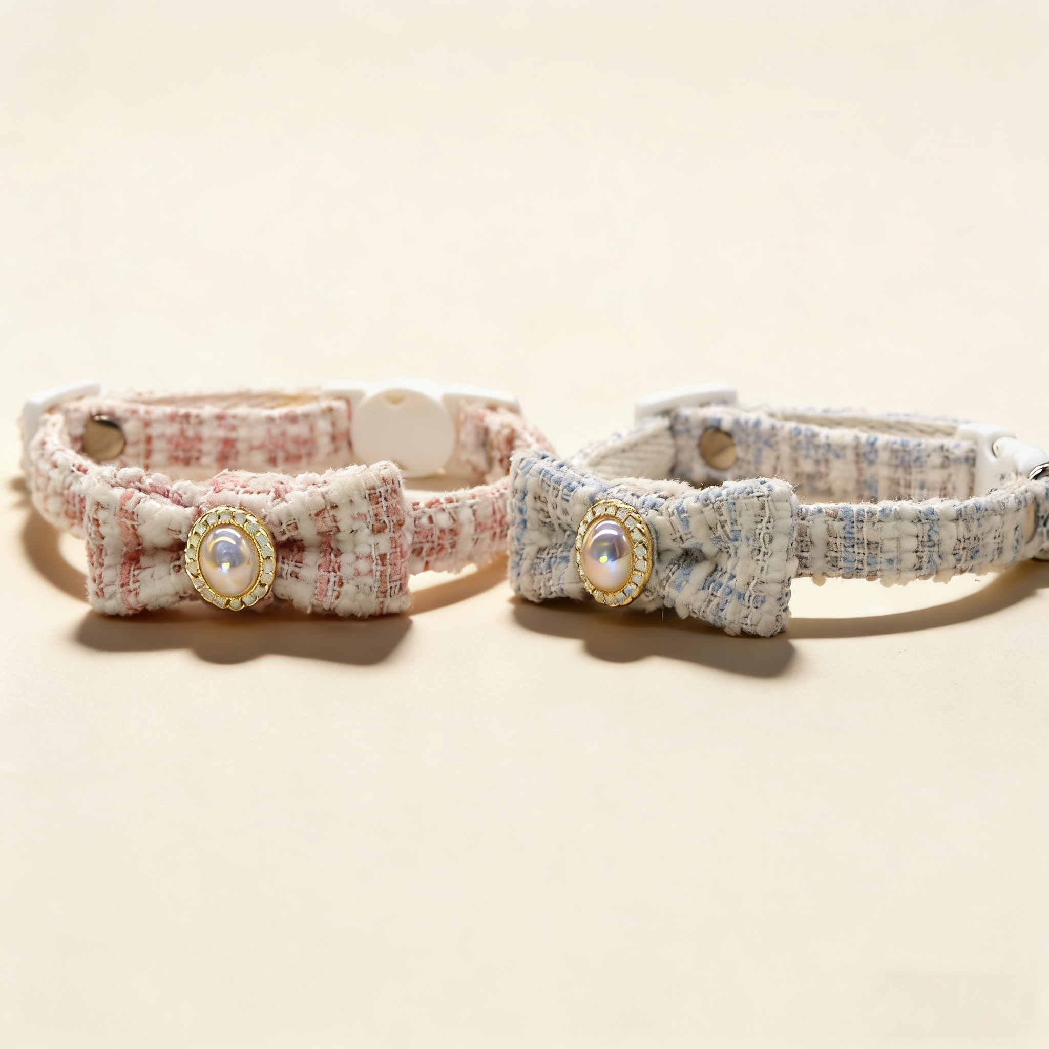Pet Lightweight Bow Pearl Safety Collar_CWMM13170