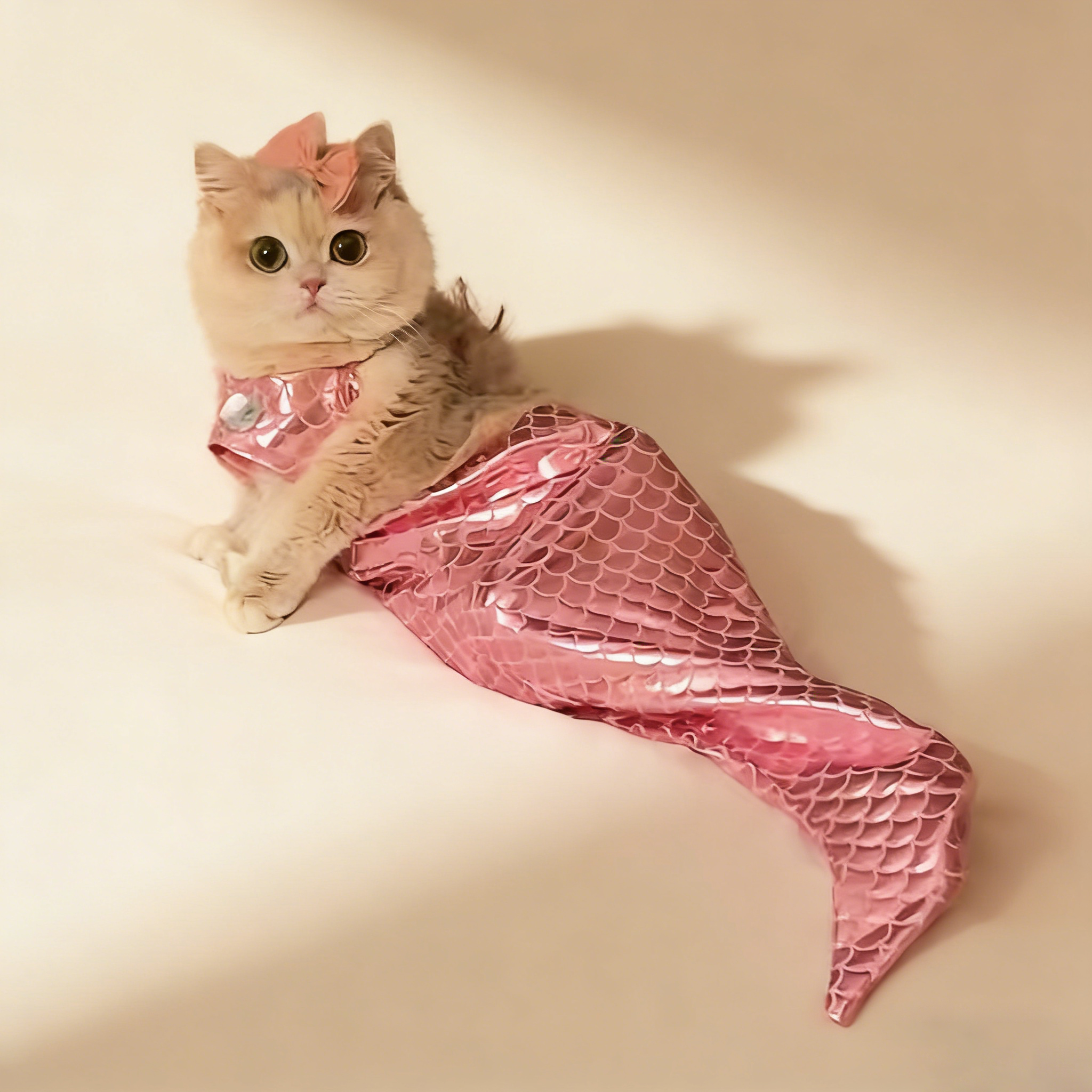 Pet Standing Mermaid Costume Outfit_CWMM12880