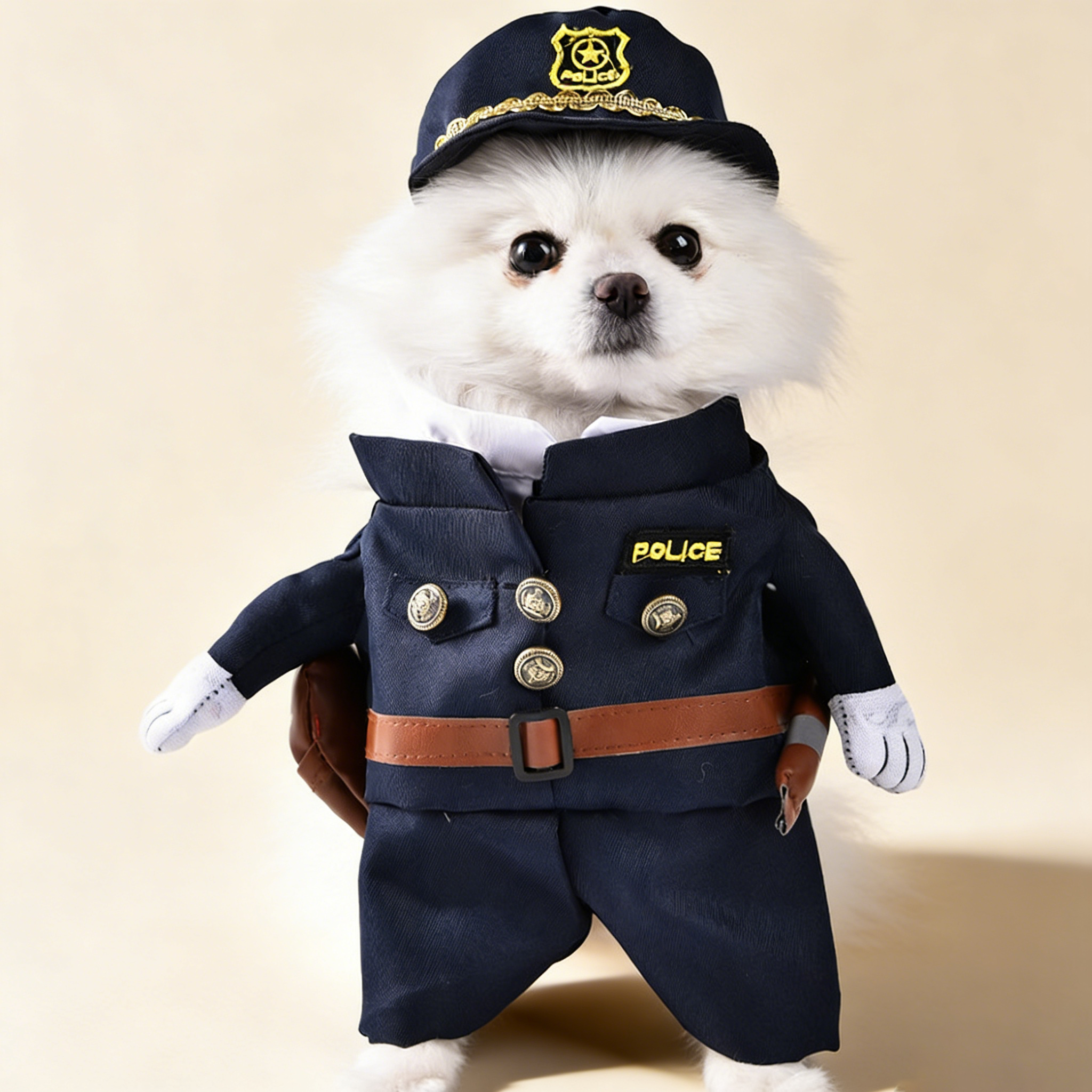Pet Police Costume for Dogs and Cats_CWMM12817