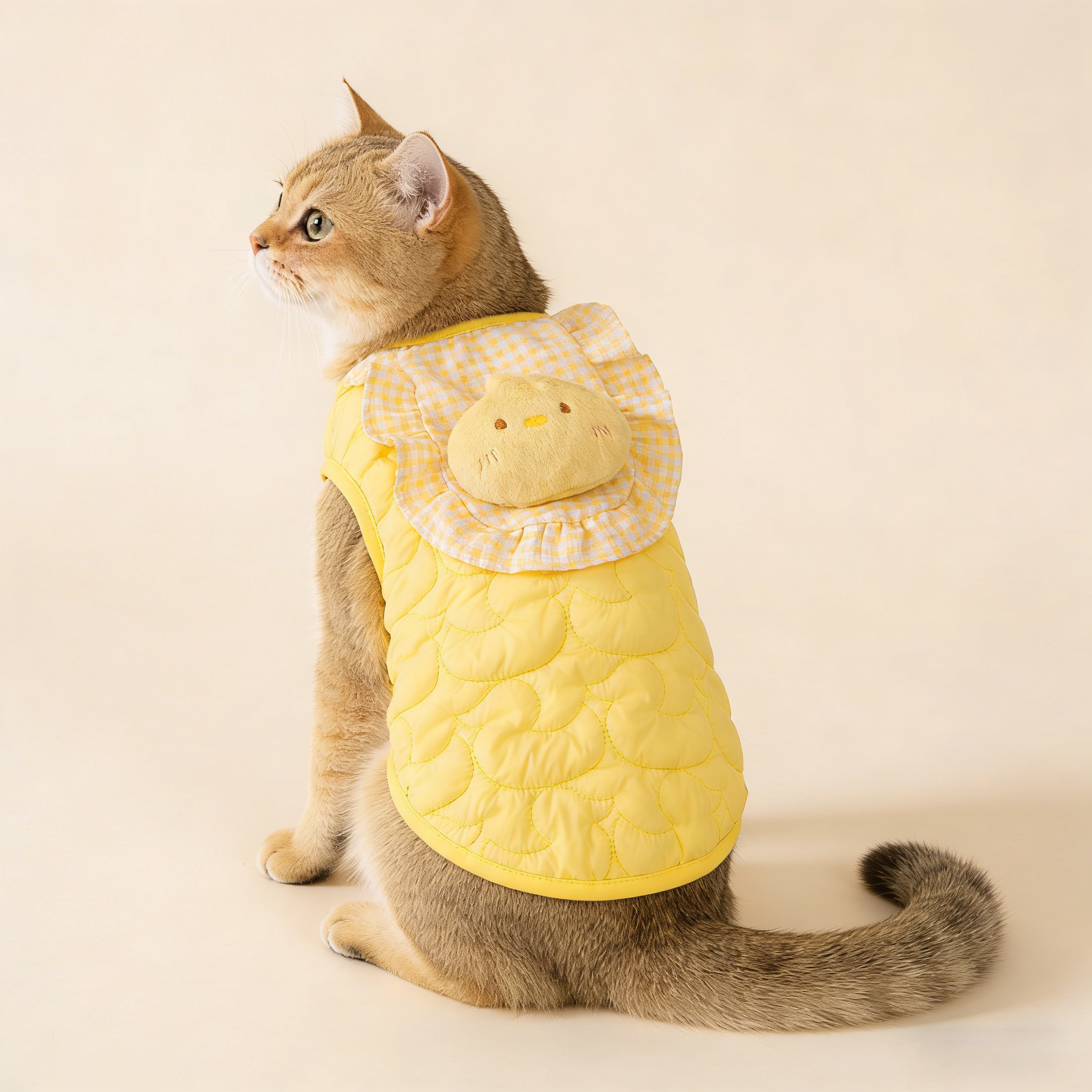 Cute Duck Pet Winter Vest for Dogs Cats_CWMM12744