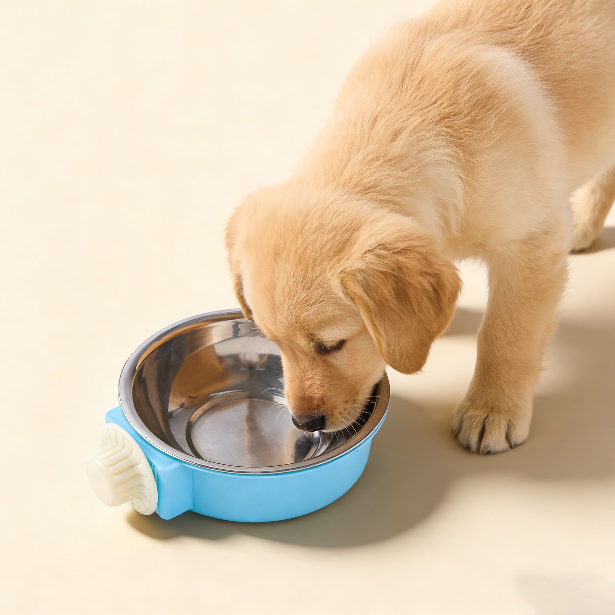 Thickened Fixed Hanging Stainless Steel Pet Bowl_CWMM13009