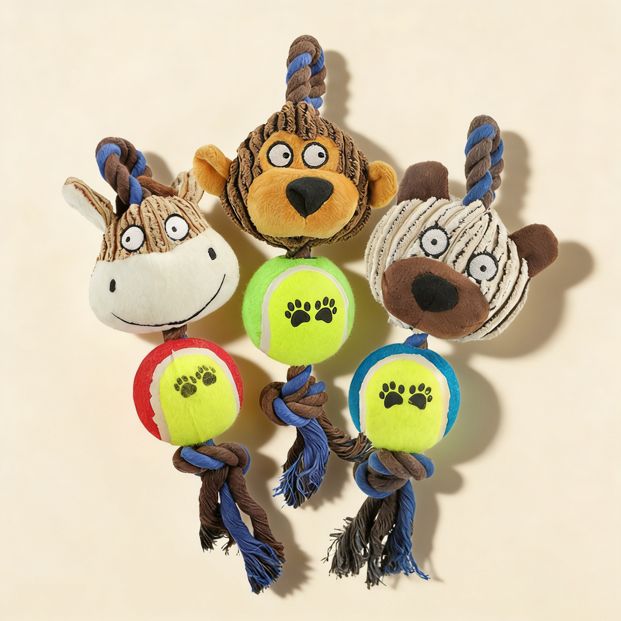 Fun Plush Throw & Chew Toy_CWMM13328