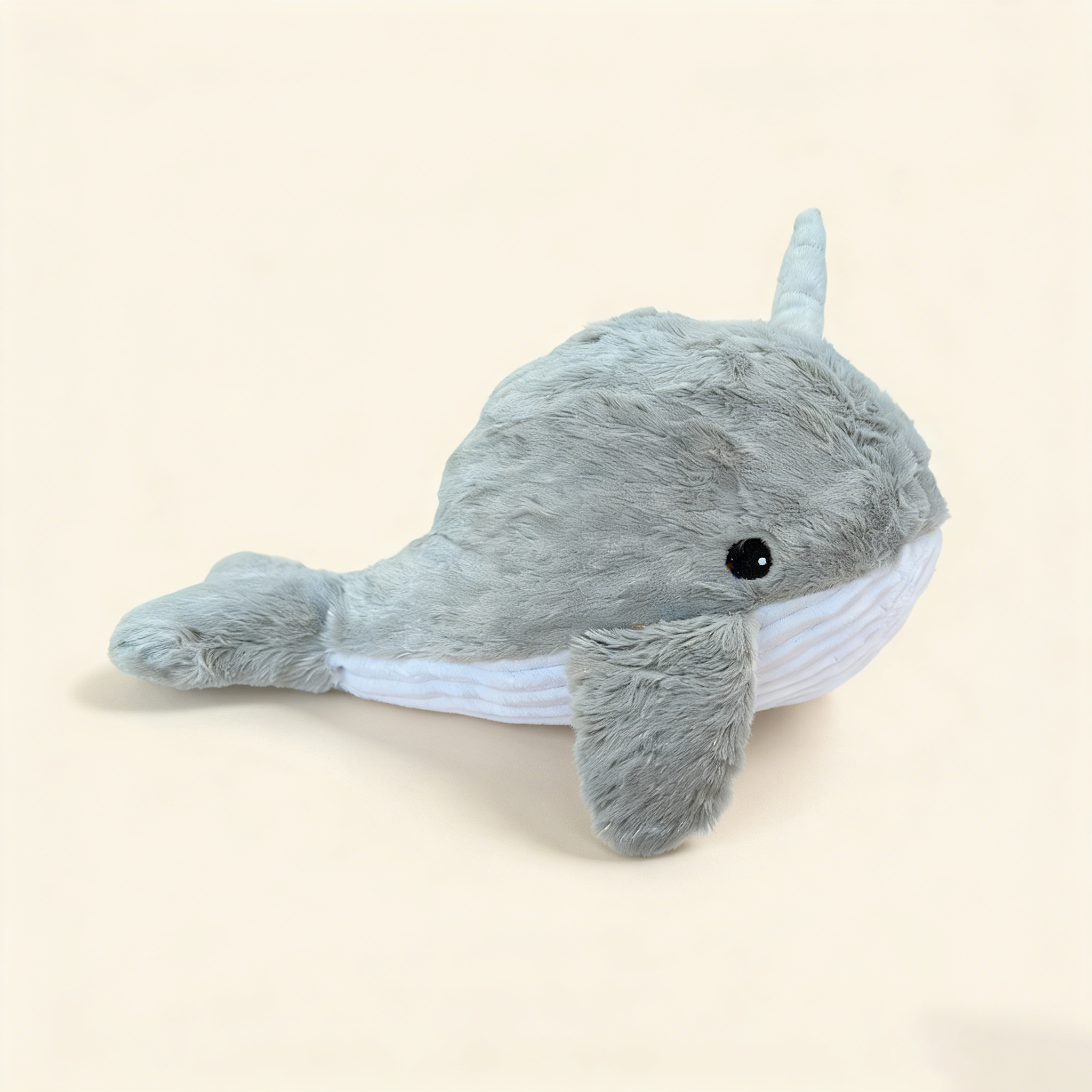 Cute Narwhal Plush Dog Toy Durable_CWMM13355