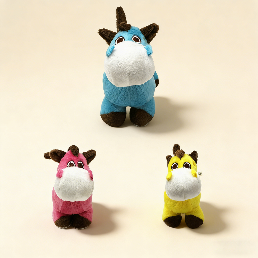 Squeaky Plush Horse Toy for Dogs_CWMM13301