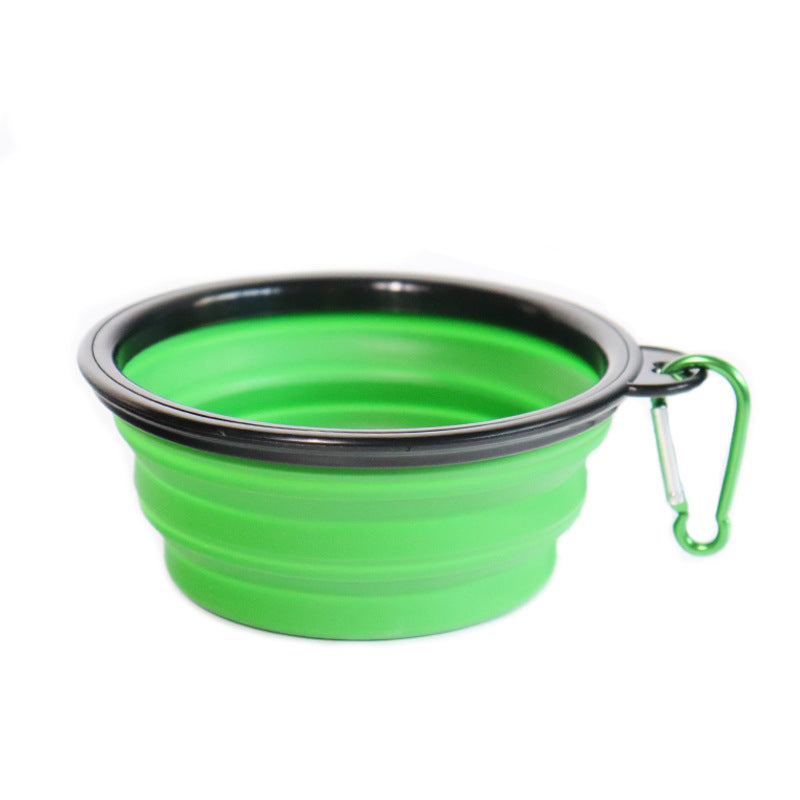 Travel Pet Bowl Collapsible Silicone Dog Feeder_CWMM6527