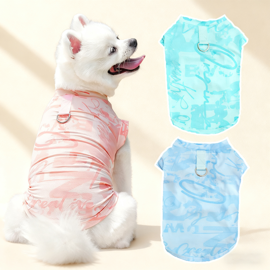 Cool Pet Tank Top – Breathable Cat Dog Outfit_CWMM11273