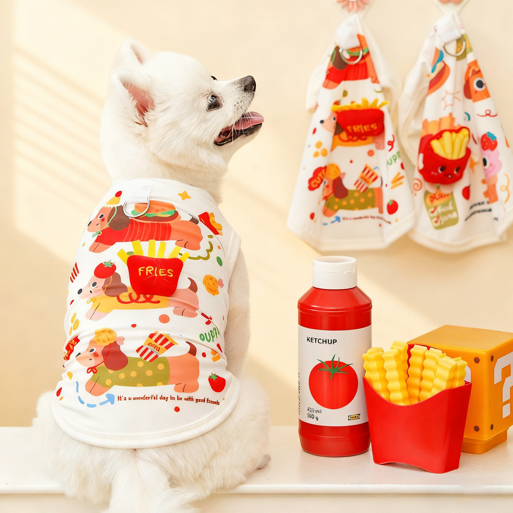 Summer Pet Clothes – Lightweight Ice Silk Vest_CWMM11059