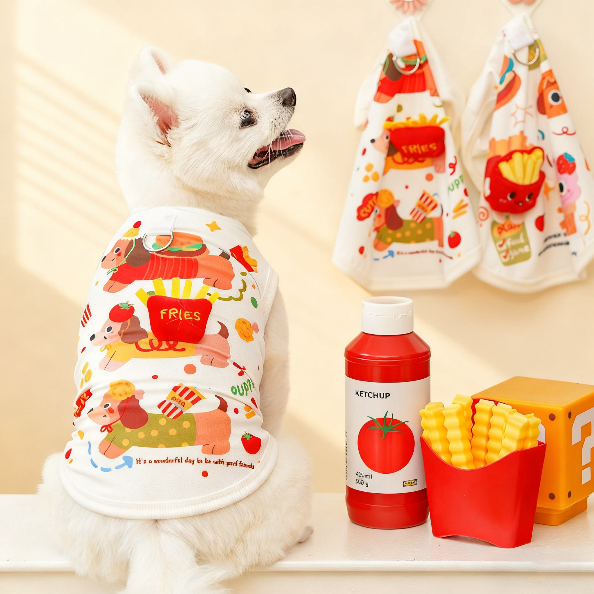 Summer Pet Clothes – Lightweight Ice Silk Vest_CWMM11059