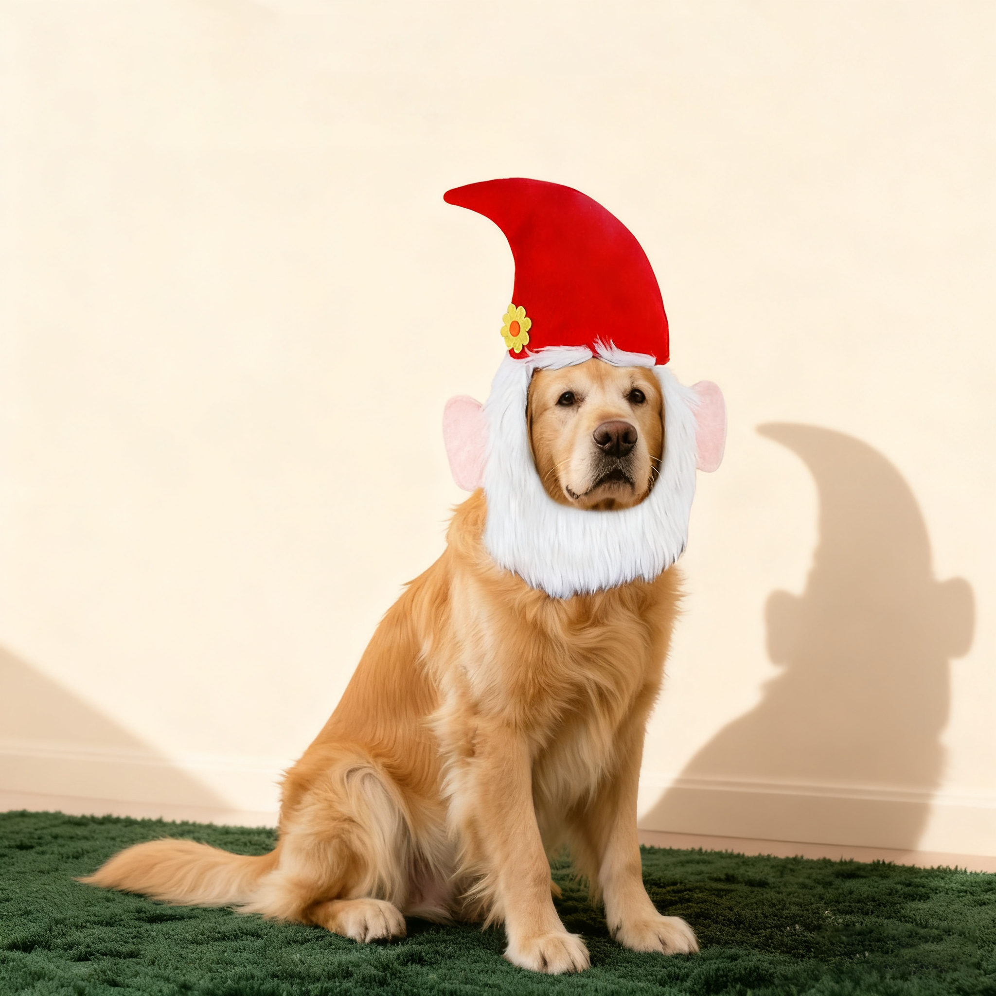 Holiday Pet Costume – Funny Santa Pet Head Hat_CWMM11350