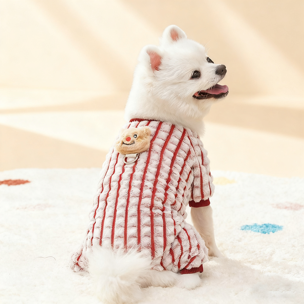 Pet Pajamas – Warm Dog Cat Four-Leg Outfit_CWMM11300