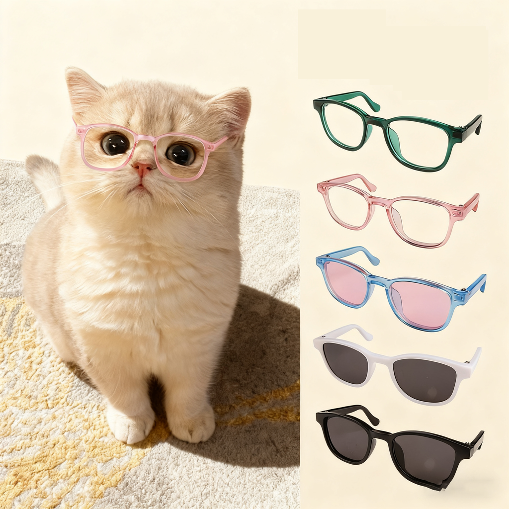 Funny Pet Glasses – Stylish Dog Cat Accessory_CWMM11289