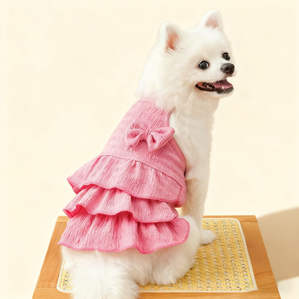 New Pet Tutu Dress Thin & Cute for Teddy and Bichon_CWMM11140