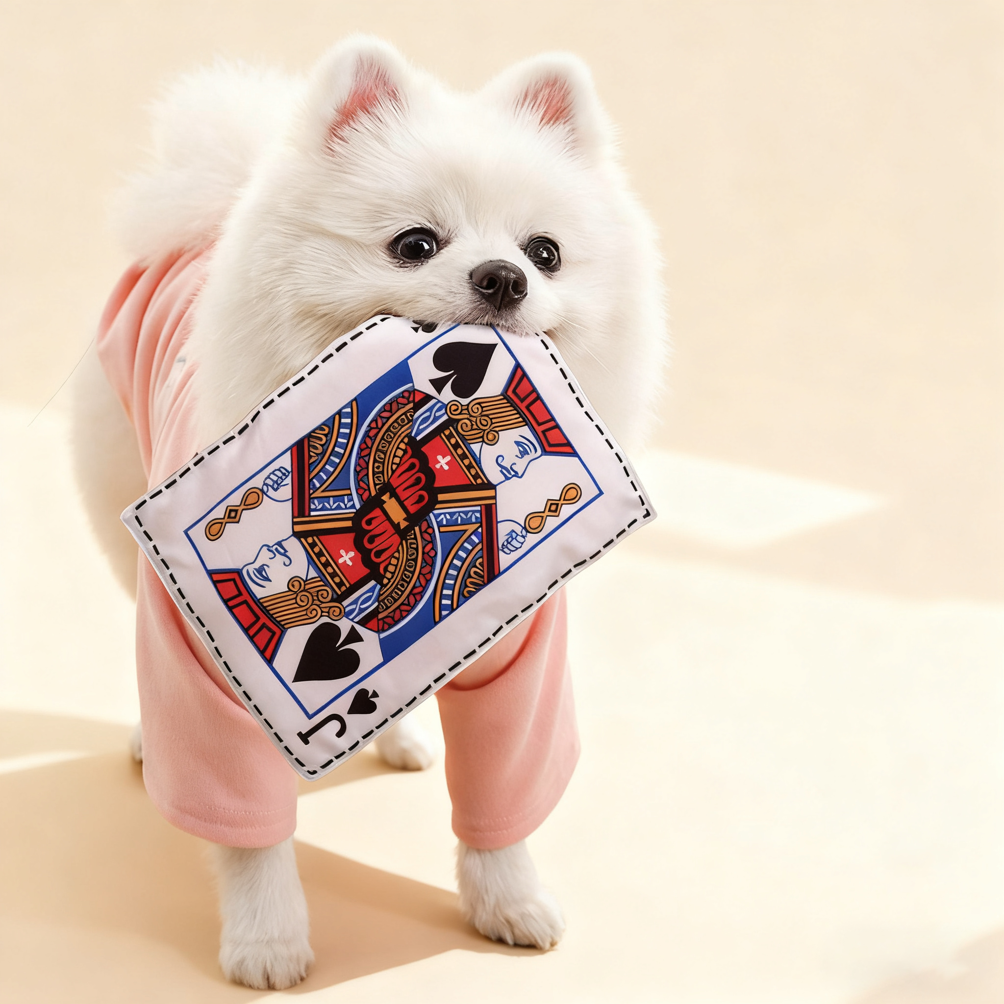 Funny Newspaper & Poker Pet Toy – Squeaky Sound_CWMM11065