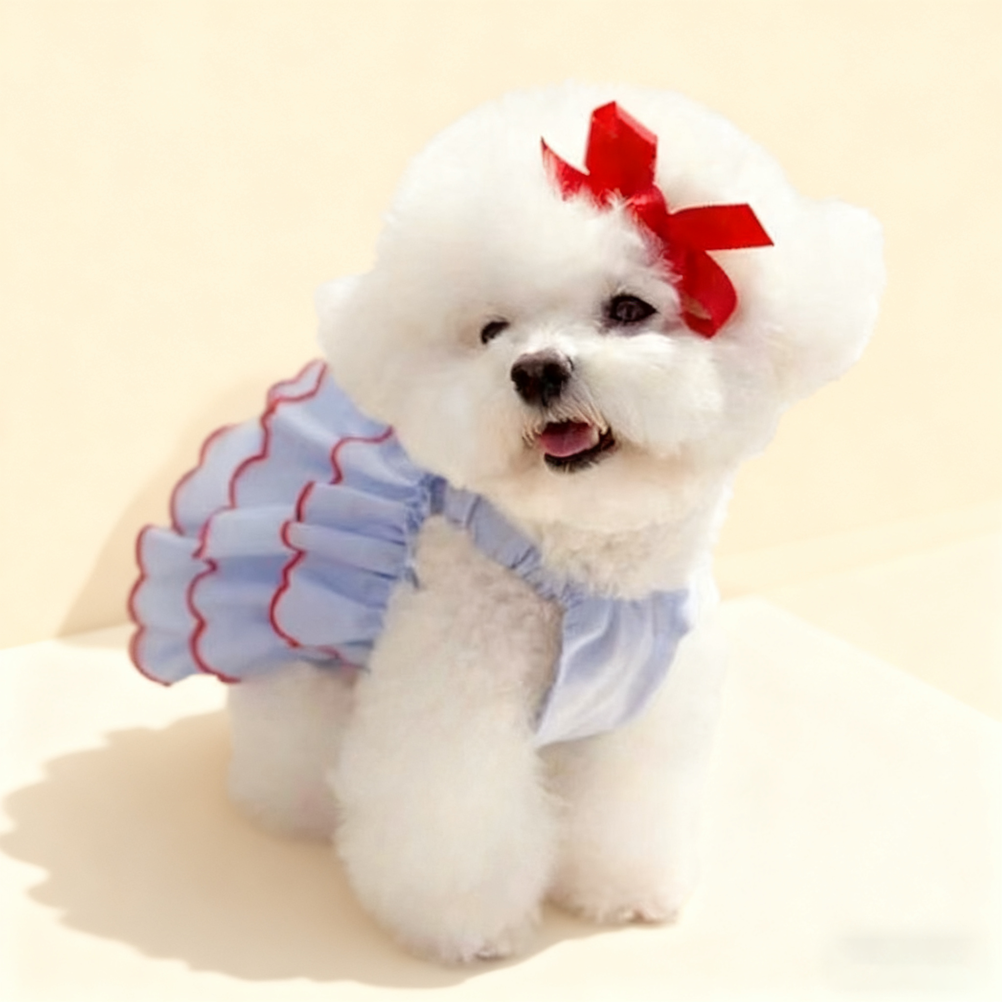 Cute Summer Pet Dress – Breathable Outfit_CWMM11170