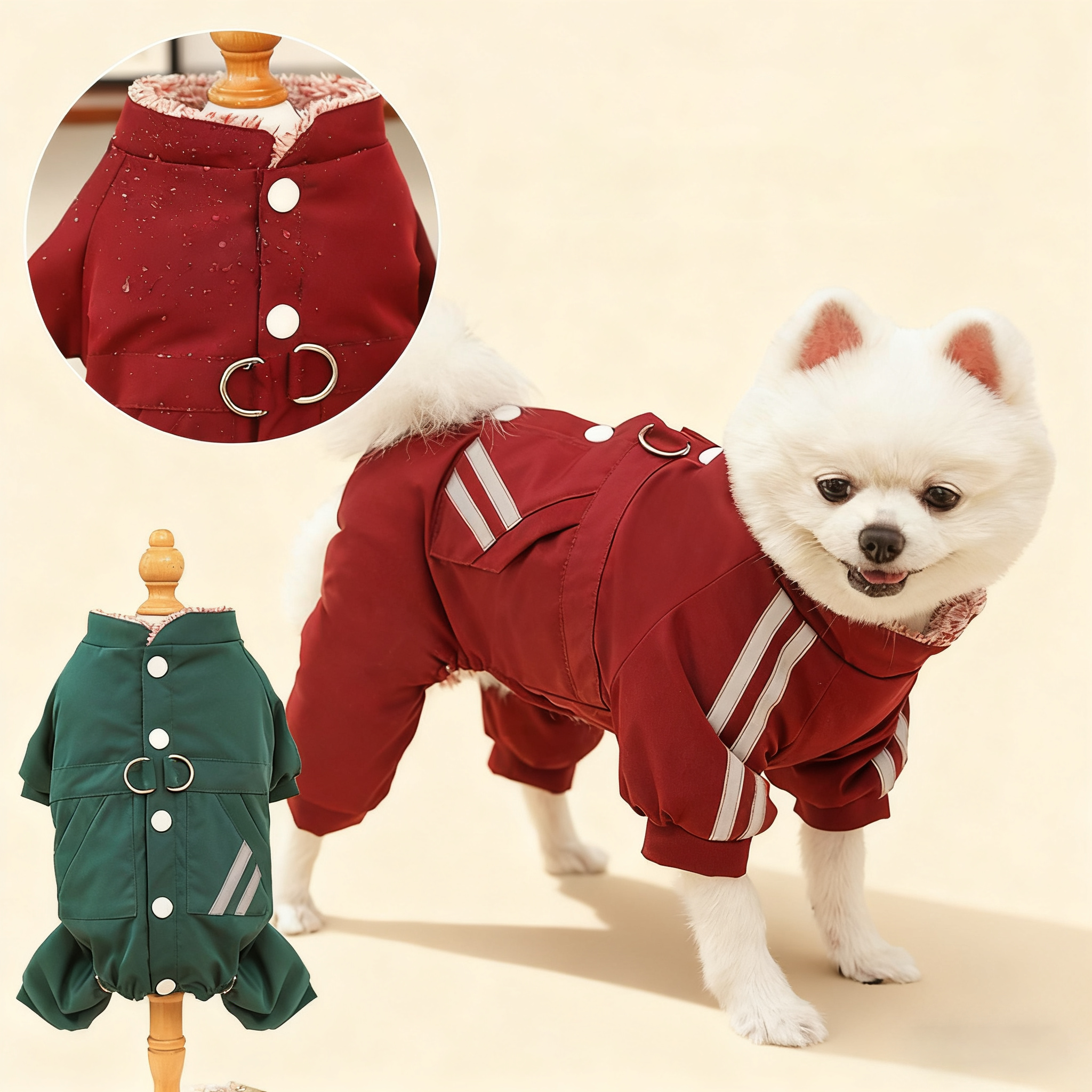 Waterproof Pet Jumpsuit – Warm Winter Coat_CWMM11171